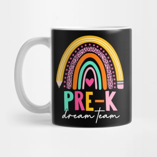 Cute Pre-K Dream Team Back To School Teacher Kids Women Mug